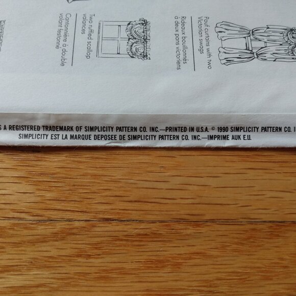 Priscilla Curtains Sewing Pattern Door Window Panel Victorian Ruffle Pouf Swag - Picture 6 of 10